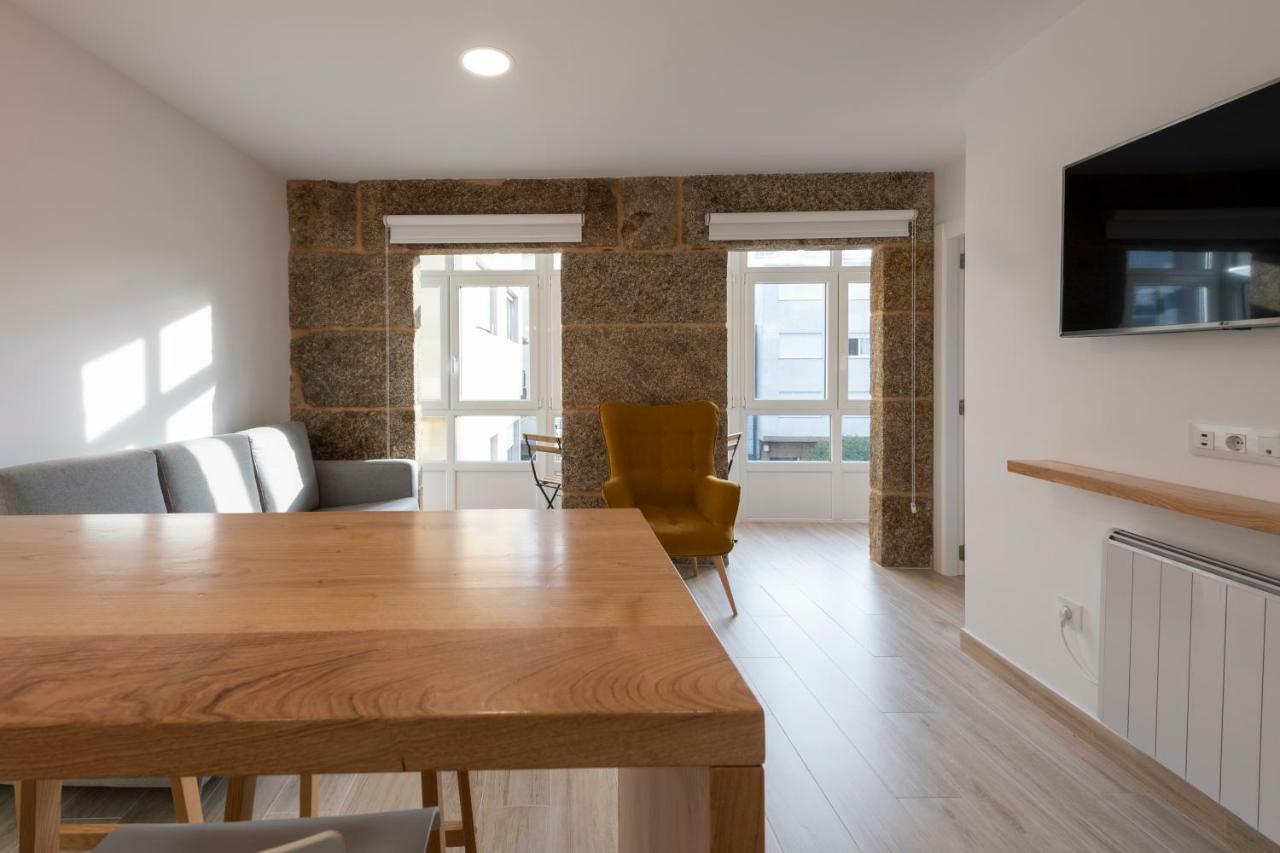 Apartamentos Mar De Fondo Muxia Bagian luar foto