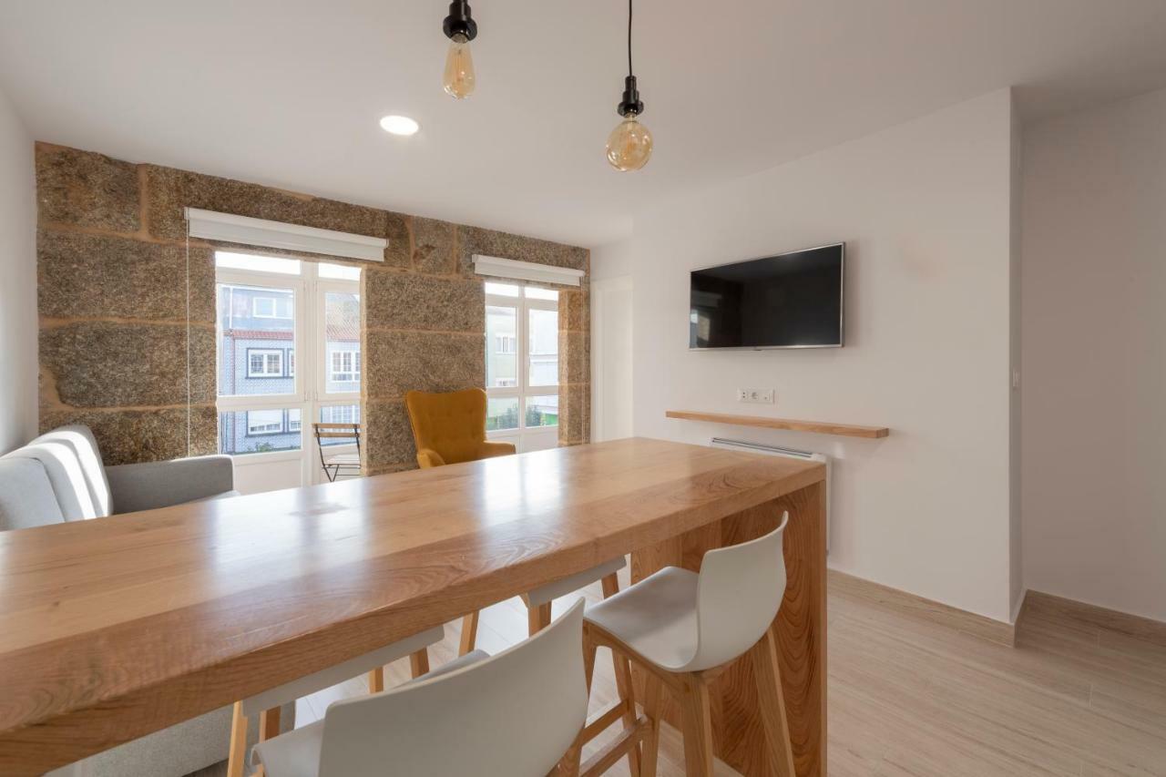 Apartamentos Mar De Fondo Muxia Bagian luar foto